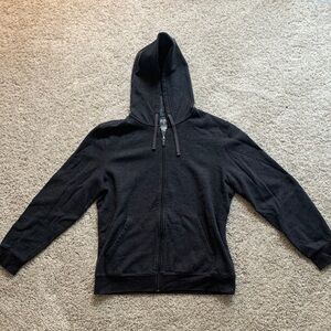 Tek Gear Men's Black Zip-Up Sweater